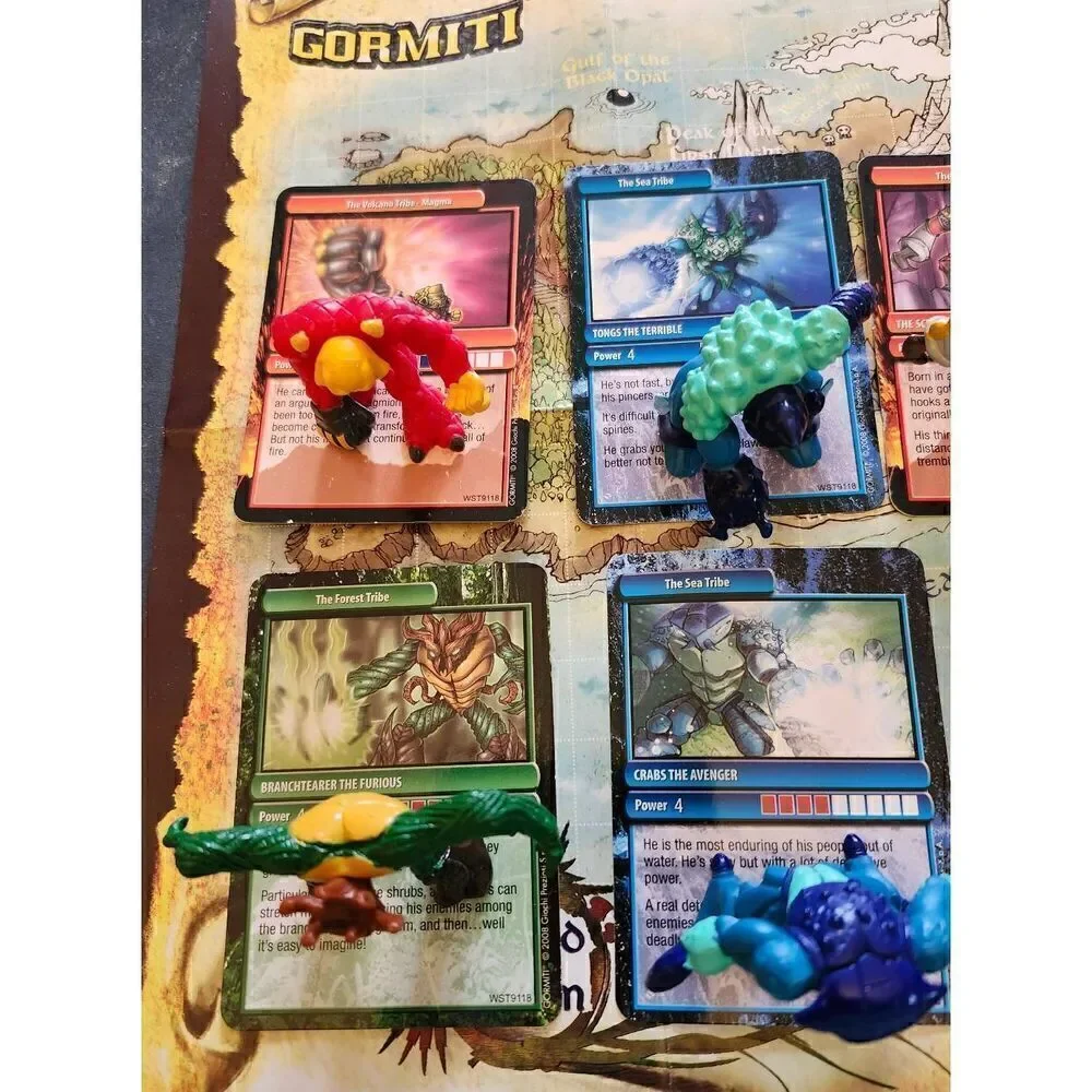 Gormiti Lot of 10 Figures With The Cards 2008 Set